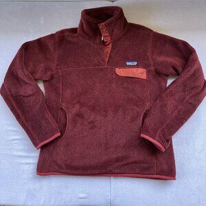 Patagonia Women's Re-Tool Snap-T in Garnet/Bitter Chocolate X Dye (Size M Medium